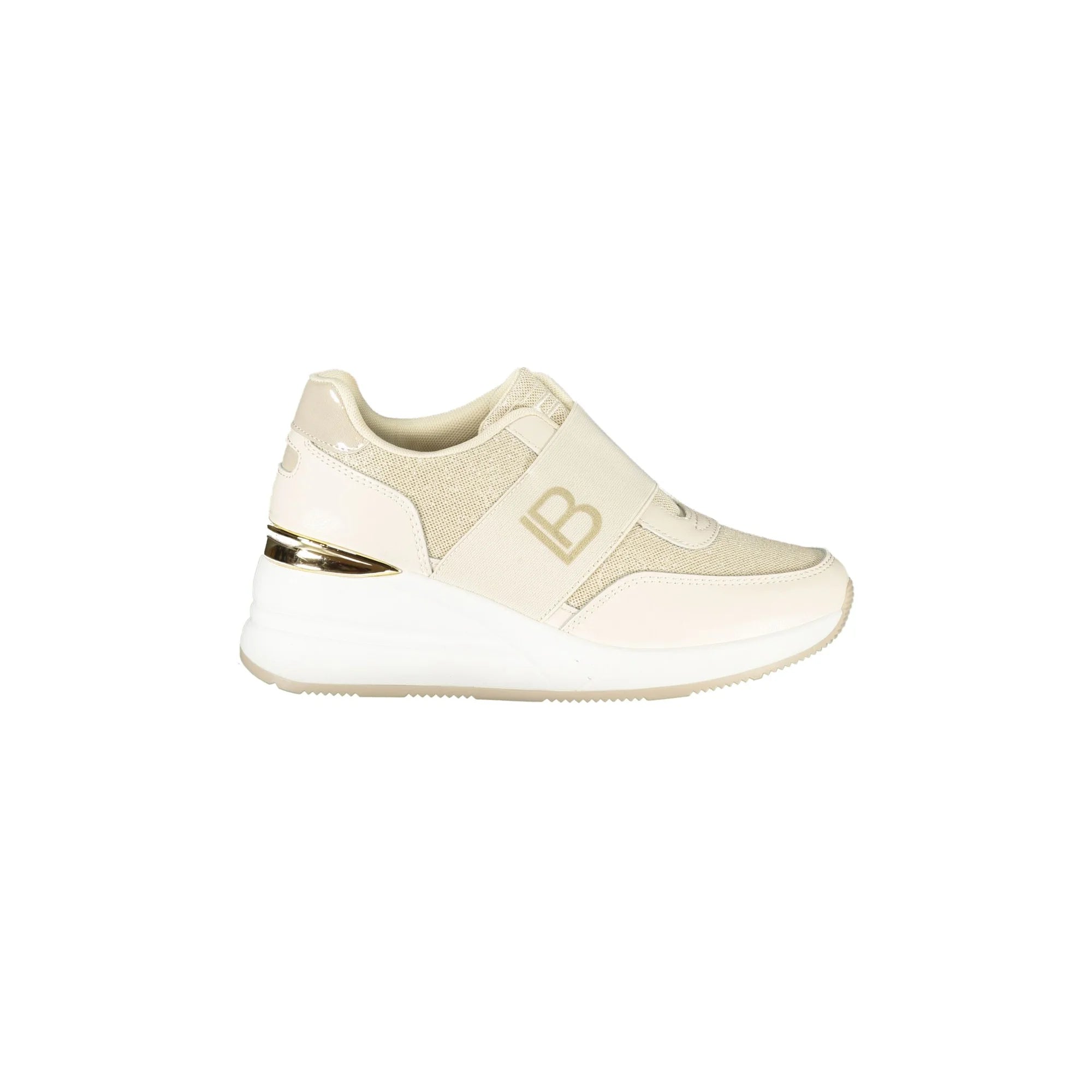 LAURA BIAGIOTTI Sneakers Donna Beige Elastiche con Plateau 6 cm - foto prodotto